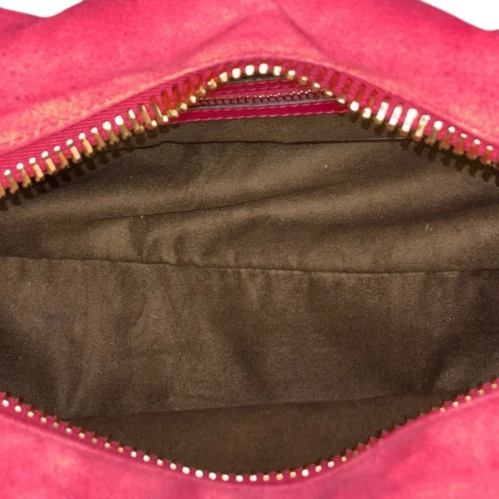 Tom Ford | Rare Suede Zip-Trim Duffel | Fuchsia Pink | 12”